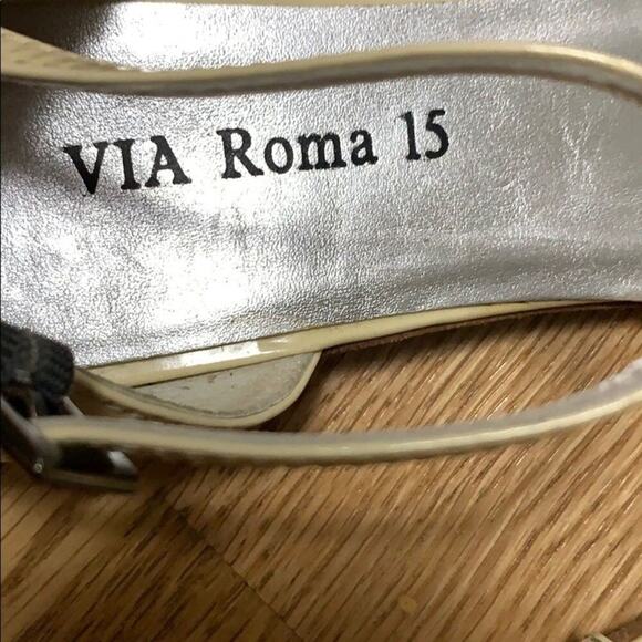 VIA ROMA 15 SOFT‎ YELLOW LEATHER SANDALS SI… - Picture 6 of 6